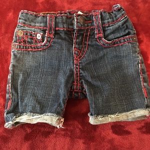True Religion cut off jeans